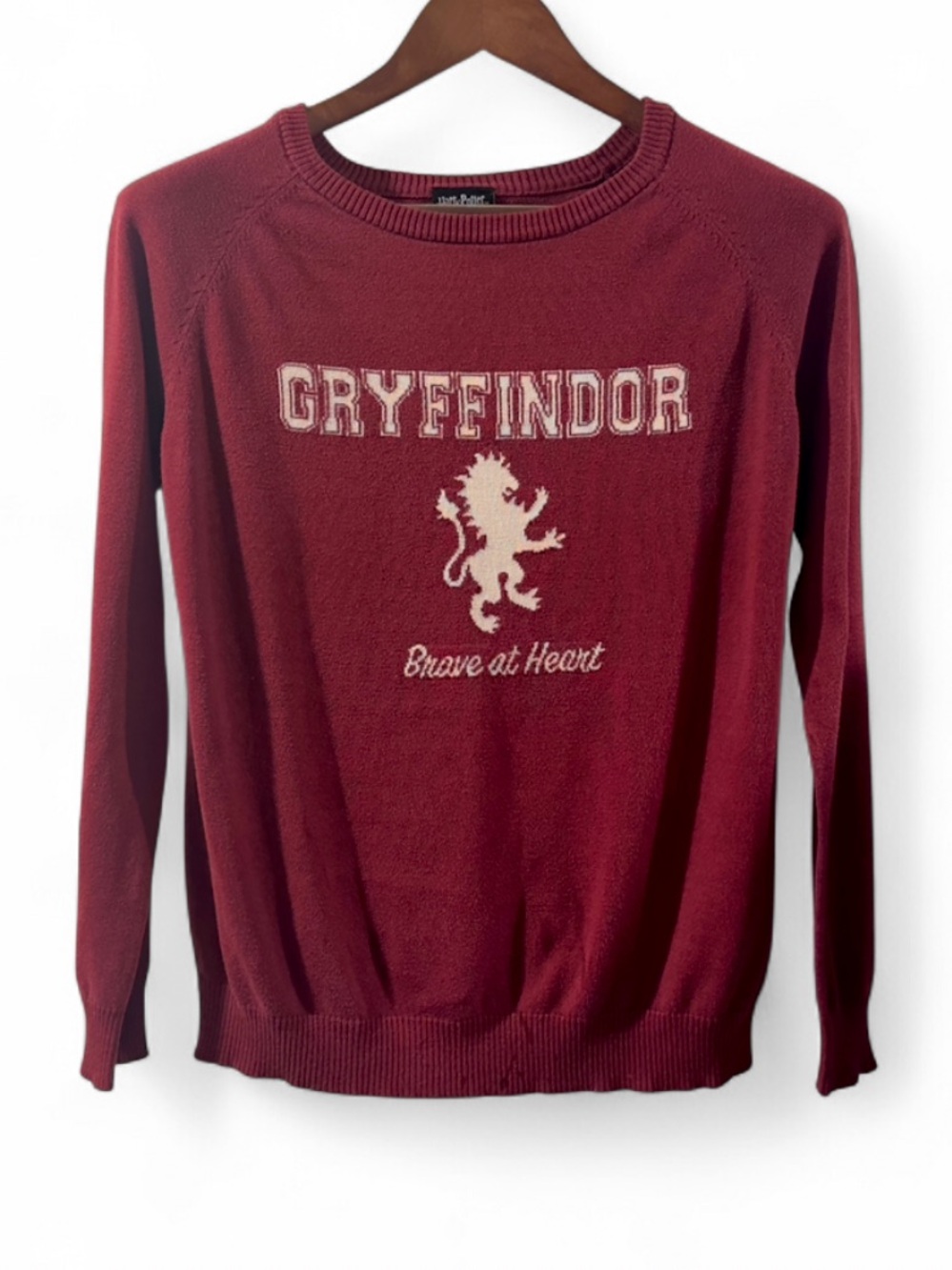 Harry Potter Gryffindor Ladies’ Crewneck Sweater Size Medium